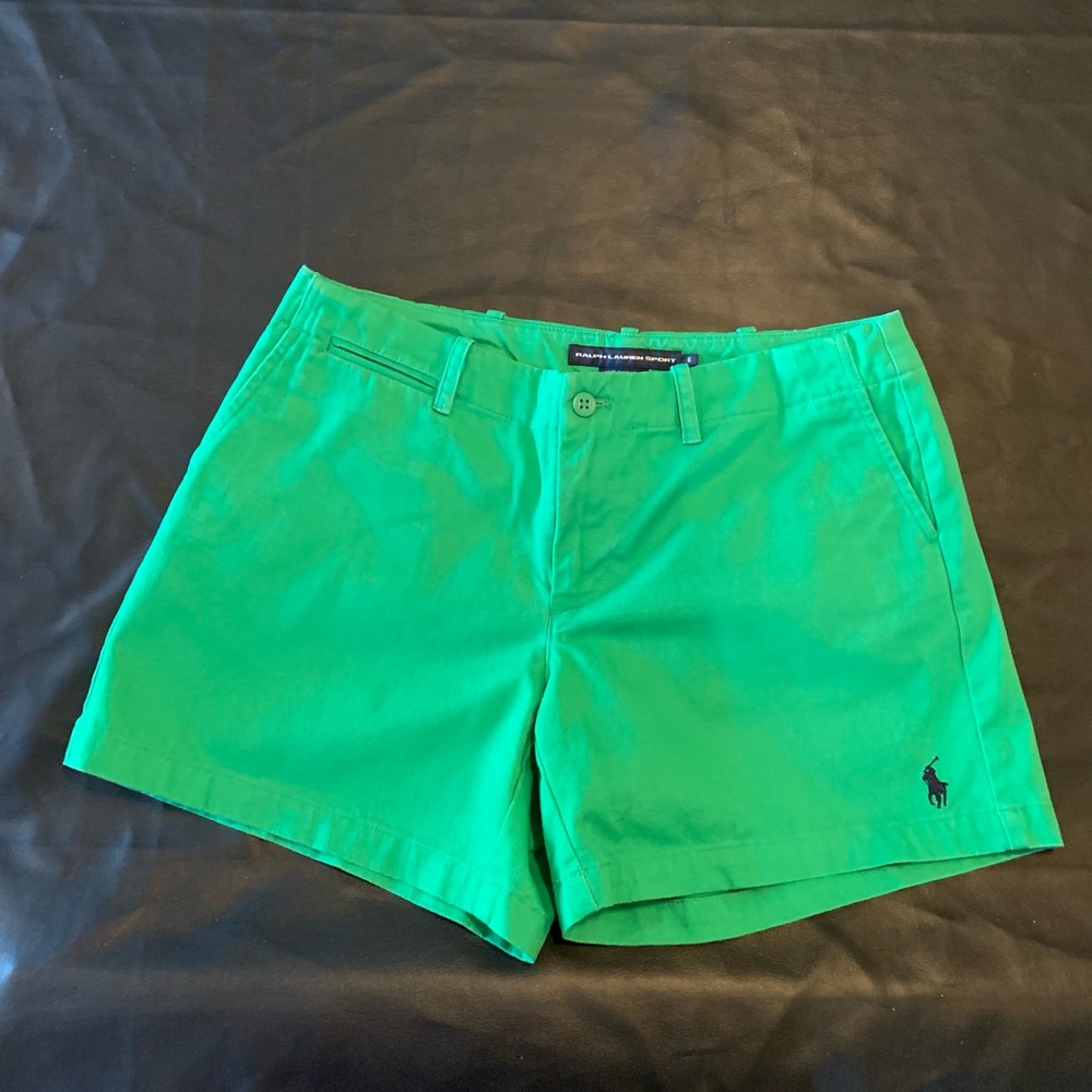 Green Polo shorts